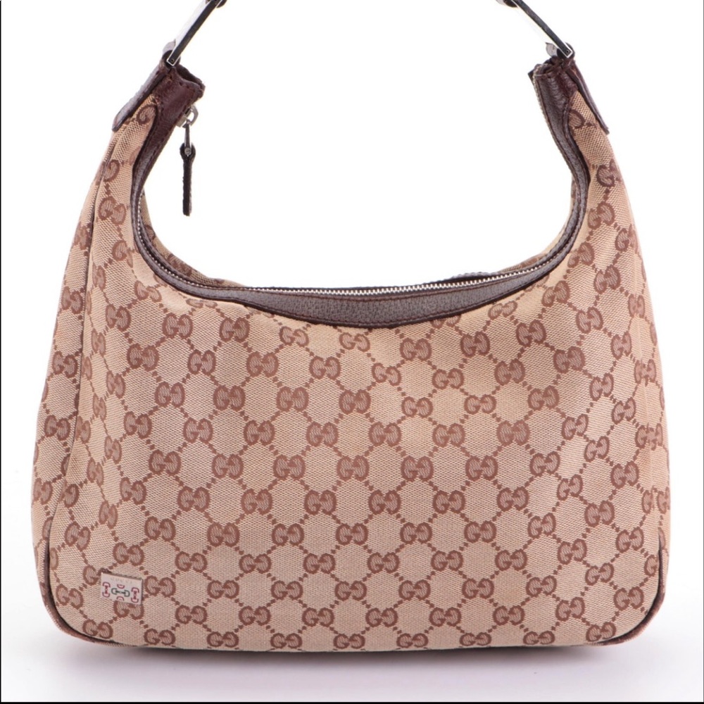 Gucci Medium Pop GG Canvas Hobo Bag - Picture 2 of 16